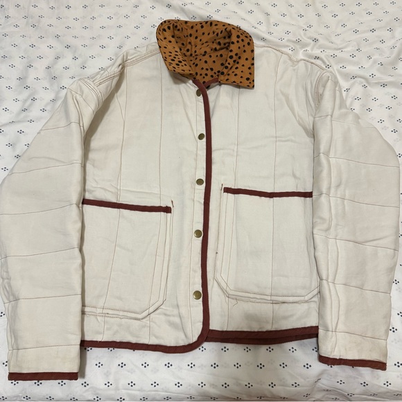 Marine Layer Rust Reversible Quilted Jacket - Picture 2 of 5